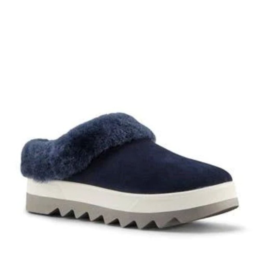 COUGAR Pronya Shearling Slide Slippers Women's Indigo 7